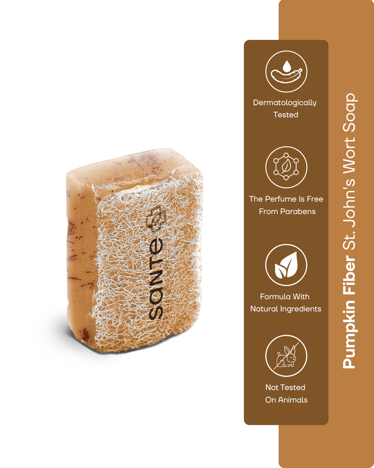 Pumpkin Fiber St. John's Wort Soap