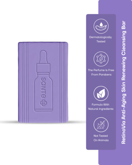 Sante Plus RetinoVia Anti-Aging Skin Renewal Cleansing Bar 120g