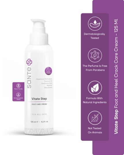 Sante Plus Vitate Step Foot and Heel Crack Care Cream 125 Ml